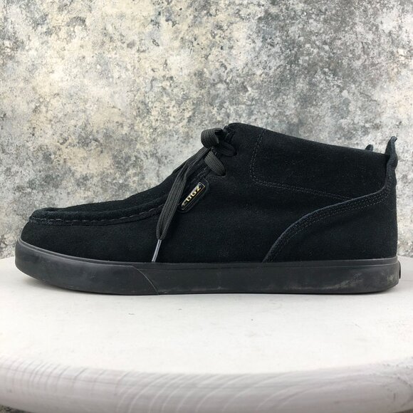 LUGZ Men's Size 11 Strider 2 Black Leather Suede Lace-Up Chukka Ankle Boots - Picture 7 of 15